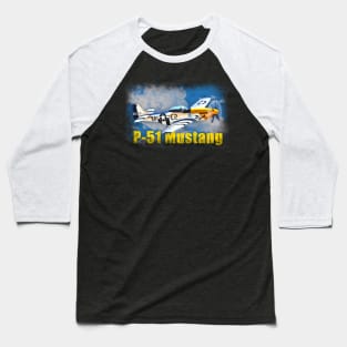 P-51 Mustang Baseball T-Shirt